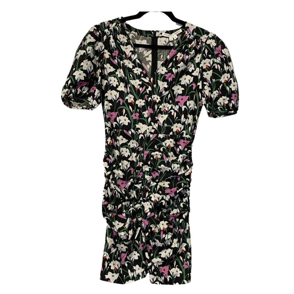 Veronica Beard Floral Printed Janis Dress